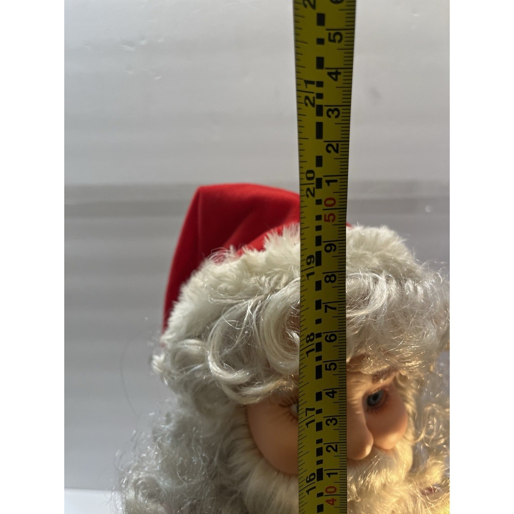 Vintage Christmas Santa's Best Santa Claus Figure Illuminated Candle 20" *Read* - Picture 13 of 16